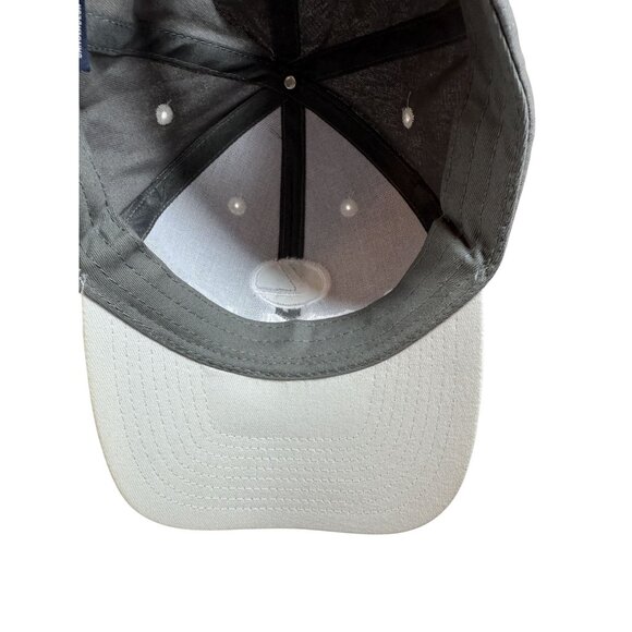 Lexus Gray White Embroidered Logo Strapback Baseball Cap Adjustable Hat OSFM - Picture 8 of 12